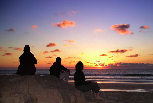 Beach sunset