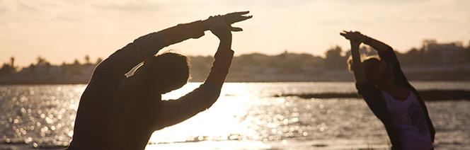 Sunrise yoga, Lotus Yoga Lodge