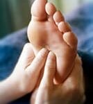 Foot massage at Azul Retreats