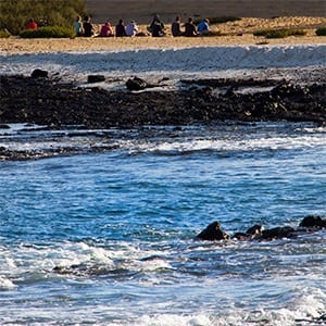 Beach meditation, Corralejo