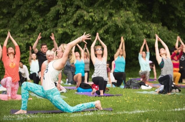 Emma Malarkey International Yoga Day Azulfit