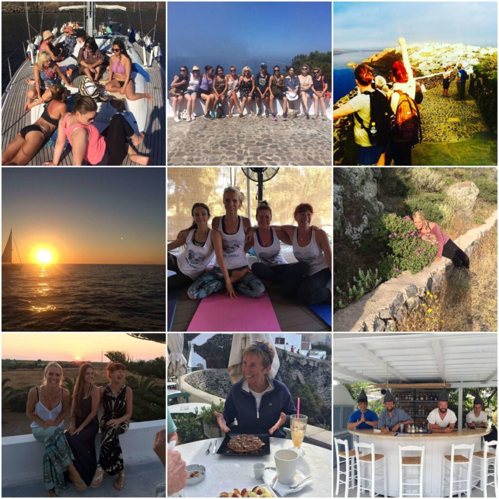 Santorini Azulfit yoga retreat