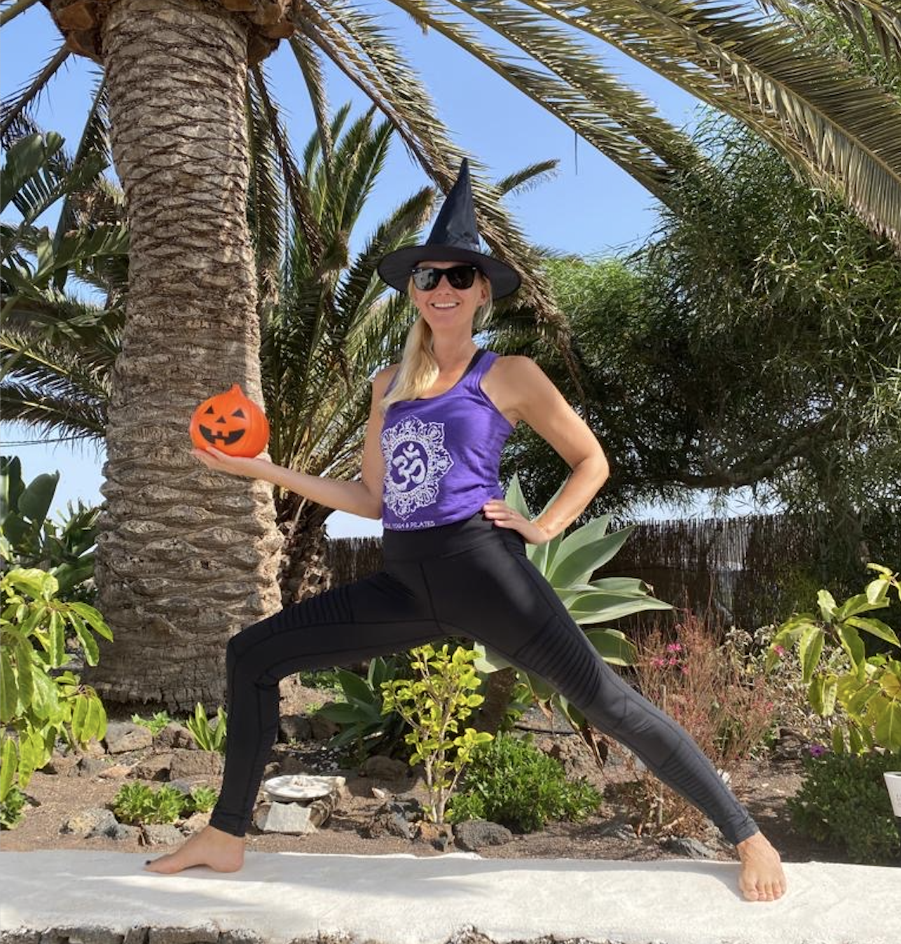 Halloween yoga