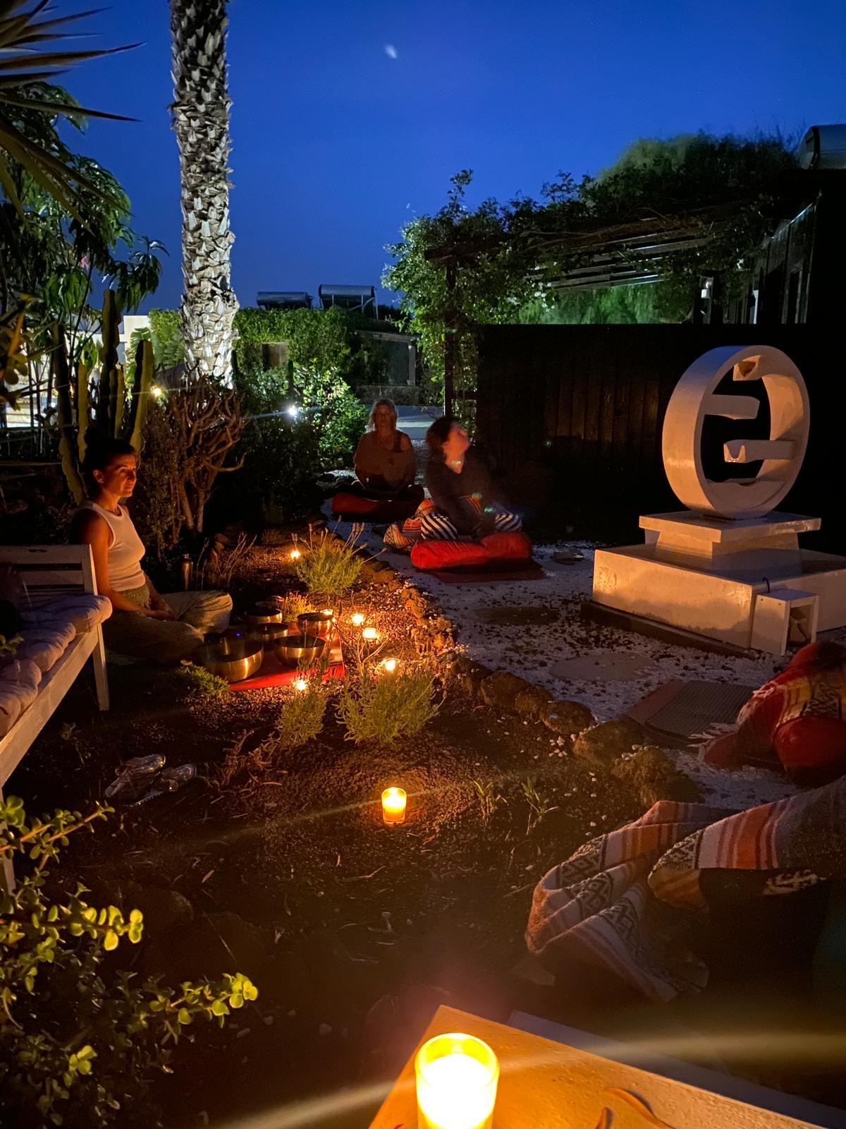 Moonlit sound bath